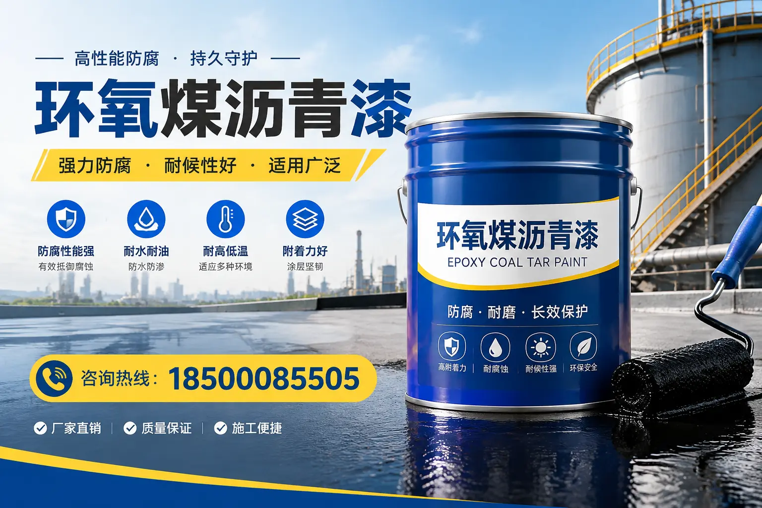 环氧煤沥青漆的储存与运输注意事项,怀仁企业须知